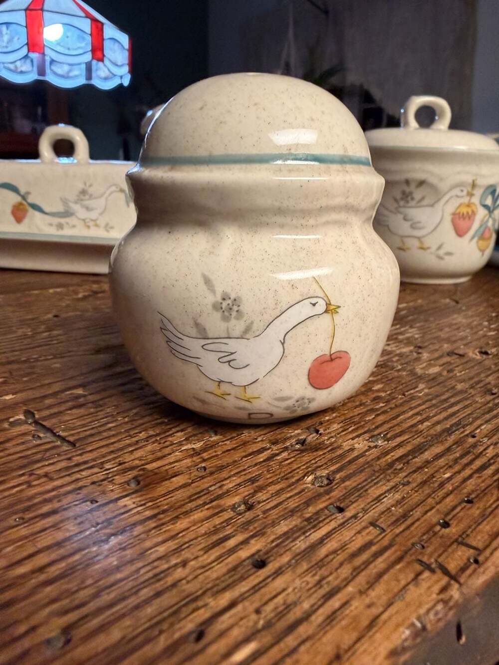 Vintage International China Marmalade Stoneware Goose Multiple Items - Picture 14 of 16